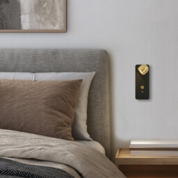 Zambelis Reading Wall Light Black Matt-Brass LED 3000K - thumbnail 2