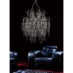 Lexi Ceiling 10 Light G4 Polished Chrome/Crystal, NOT LED/CFL Compatible - thumbnail 3