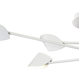 Capuccina Large 6 Light Semi Flush, 45W LED, 3000K, 3100lm, White, 3yrs Warranty - thumbnail 5