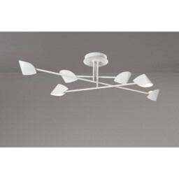 Capuccina Large 6 Light Semi Flush, 45W LED, 3000K, 3100lm, White, 3yrs Warranty - thumbnail 2