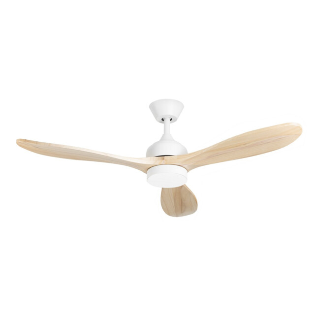 Calar 132cm Ceiling Fan White LED 23W CCT 2700-4000-6000K On-Off - image 1