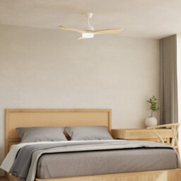 Calar 132cm Ceiling Fan White LED 23W CCT 2700-4000-6000K On-Off - thumbnail 2