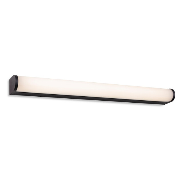 Bravo Bathroom LED Wall Light - 600mm Black with Opal Diffuser IP44