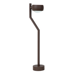 Lucide ESTAL - Bollard light - LED - 1x9W 2700K - IP54 - Rust Brown - thumbnail 2