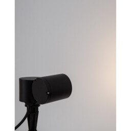 Focus Outdoor Spike Black Aluminium Glass LED GU10 1x7W IP54 - thumbnail 5