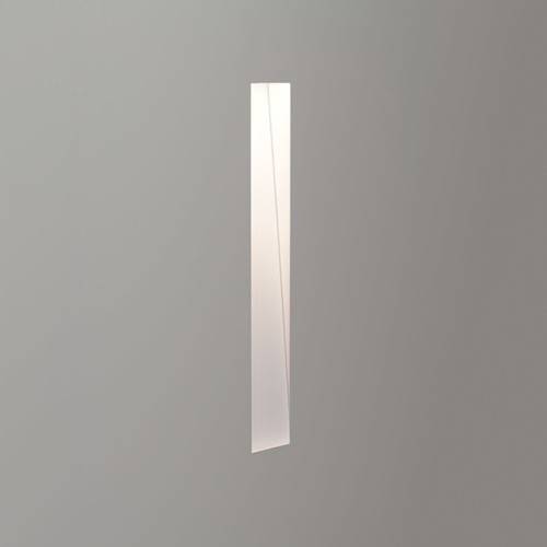 Borgo LED Indoor Trimless Recessed Marker Wall Light Matt White