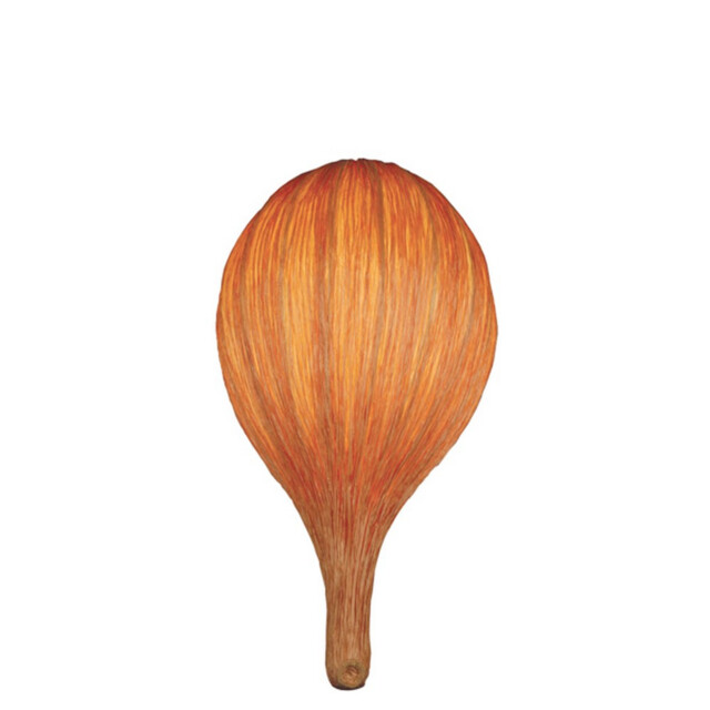 Radisch Pendant Ceiling Light Orange Silk