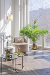 Antic Modern Wall Lamp Gold, Glass White Shade - thumbnail 3