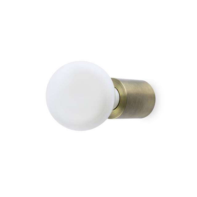 Ten 1 Light Indoor Candle Wall / Ceiling Light Antique gold, E27 - image 1