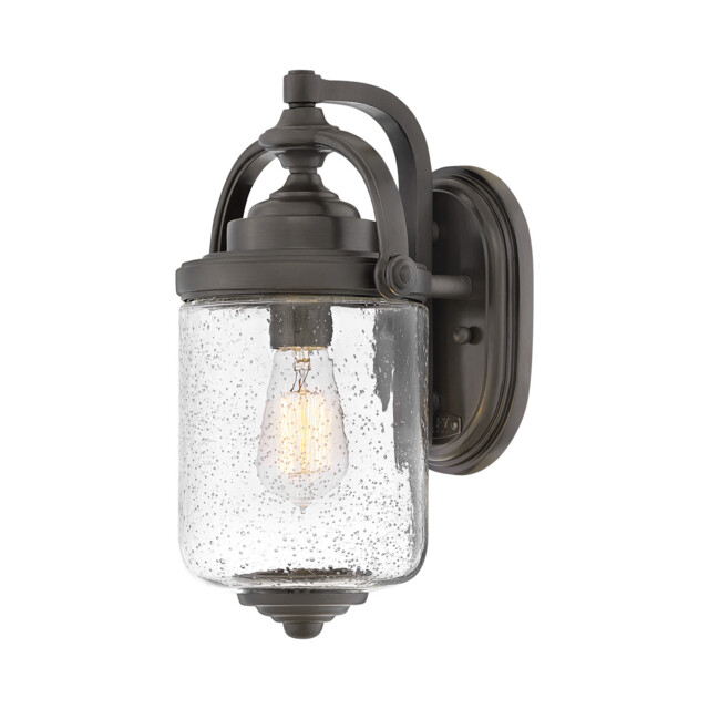 Hinkley Willoughby Outdoor Wall Lantern Oil Rubbed Bronze, IP44 - image 1