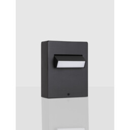 Zelda Outdoor Pedestal Light Black Aluminium, LED 6W 342Lm 3000K IP65 - thumbnail 3