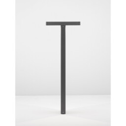 Poet Outdoor Bollard Anthracite Aluminium, Clear Glass LED 16W 1177Lm 3000K IP65 - thumbnail 5