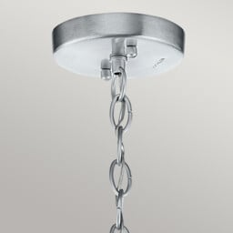Kichler Grand Bank Outdoor Pendant Ceiling Light Distressed Antique Grey, IP44 - thumbnail 5