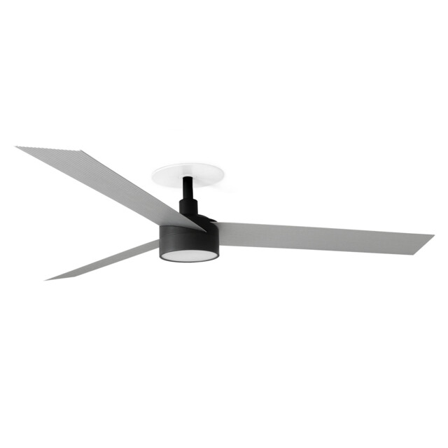 Cruiser Recessed 132cm Ceiling Fan Matt Black, Aluminium Blades CCT - image 1