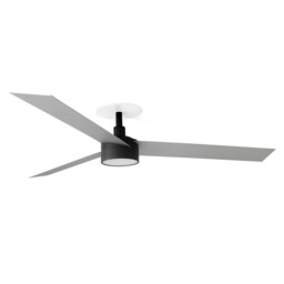 Cruiser Recessed 132cm Ceiling Fan Matt Black, Aluminium Blades CCT - thumbnail 1