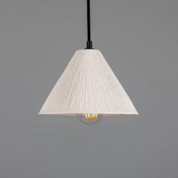 Tilia Ceramic Dome Pendant, Matte White, Matte Black