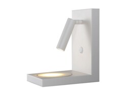 Zanzibar Reader Wall Lamp Switched With Mobile Phone Induction Charger, 3W LED, 3000K, 210lm, Sand White