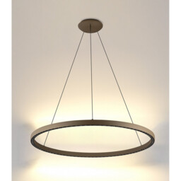 Riumar Ring Pendant 92cm 60W+20W LED, 3 Way Relay, 3000K, 5800lm, Sand Brown, 3yrs Warranty - thumbnail 2
