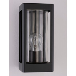 Figo Outdoor Wall Lantern Dark Grey Aluminium, Clear Glass LED E27 IP54 - thumbnail 5
