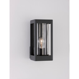 Figo Outdoor Wall Lantern Dark Grey Aluminium, Clear Glass LED E27 IP54 - thumbnail 3
