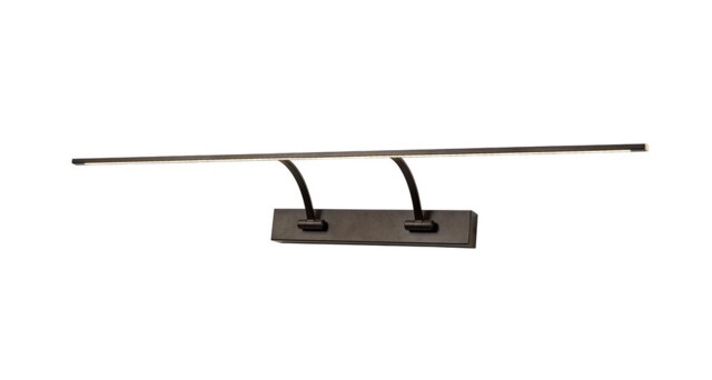 Walton Large 2 Arm Wall Lamp, Picture Light, 1 x 16W LED, 3000K, 1200lm, Sand Black, 3yrs Warranty - image 1