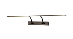 Walton Large 2 Arm Wall Lamp, Picture Light, 1 x 16W LED, 3000K, 1200lm, Sand Black, 3yrs Warranty - thumbnail 1