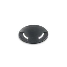 Way 12cm Round 3 Direction Outdoor Recessed Ground Light Black 1x GX53 IP67 - thumbnail 1