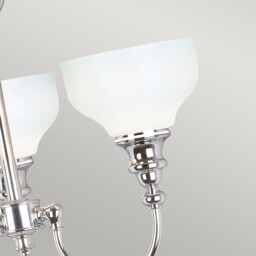 Cheadle 3 Light Bathroom Chandelier Pendant Light Polished Chrome IP44, G9 - thumbnail 3
