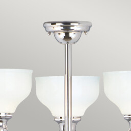 Cheadle 3 Light Bathroom Chandelier Pendant Light Polished Chrome IP44, G9 - thumbnail 2