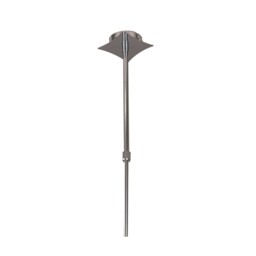 Duna E27 Ceiling Pendant 3 Arm 6 Light E27, Polished Chrome, White Acrylic - thumbnail 3