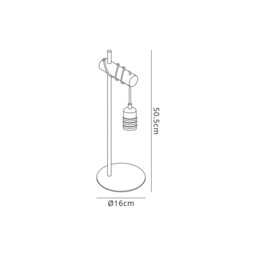 Hampton Table Lamp, 1 x E27, Medium Oak, Antique Brass - thumbnail 2