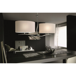 Eve Wall Lamp Switched 3 Light E27, Anthracite With Black Oval Shades - thumbnail 3