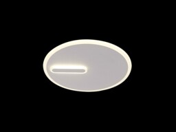 Clock Ceiling 37cm Round, 30W LED, 4000K, 2100lm, Sand White - thumbnail 3