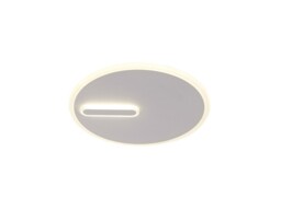 Clock Ceiling 37cm Round, 30W LED, 4000K, 2100lm, Sand White - thumbnail 1