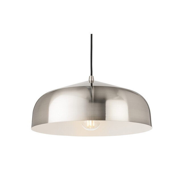 Canelo Dome Pendant Brushed Steel 1xE27