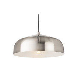 Canelo Dome Pendant Brushed Steel 1xE27