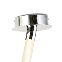 Armonia Semi Flush Ceiling Medium Ribbons, 60W LED, 3000K, 4500lm, Polished Chrome, Frosted Acrylic - thumbnail 5