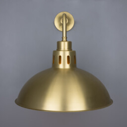 Paris Wall Light, Satin Brass - thumbnail 2