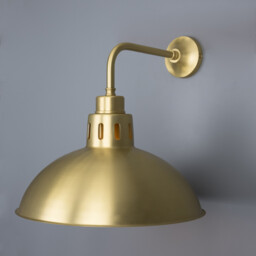 Paris Wall Light, Satin Brass - thumbnail 1