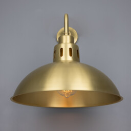 Paris Wall Light, Satin Brass - thumbnail 3