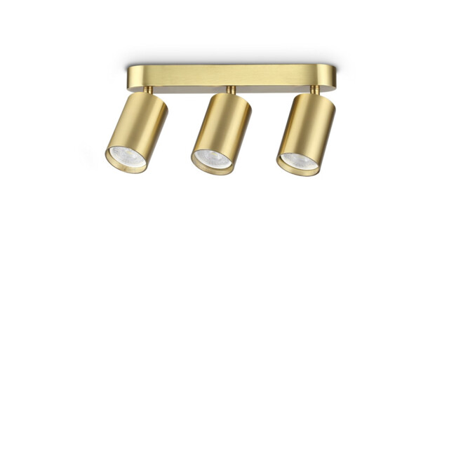 Dynamite Ceiling Spotlight Bar Brass 3x GU10 - image 1