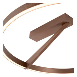 Lucide APPLAUSE - Flush ceiling light - Ø 60 cm - LED Dim. - CCT - 1x40W 2200K/4000K - Coffee - Premium - thumbnail 5