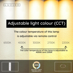 Lucide APPLAUSE - Flush ceiling light - Ø 60 cm - LED Dim. - CCT - 1x40W 2200K/4000K - Coffee - Premium - thumbnail 3