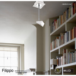 Filippo Spot Light 3 Light LED Triangular 15W 3000K, 1350lm, Matt Black/Polished Chrome - thumbnail 3