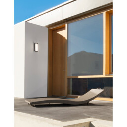 Keen Outdoor Modern Wall Lamp Dark Grey Aluminium LED 12W 936Lm 3000K IP65 - thumbnail 2