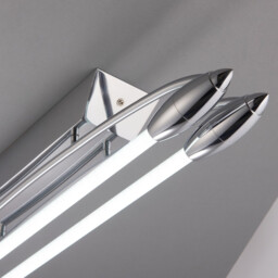 Harper LED Linear Batten Polished Chrome Cool White Light, 1664 Lumens - thumbnail 3