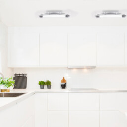 Harper LED Linear Batten Polished Chrome Cool White Light, 1664 Lumens - thumbnail 2