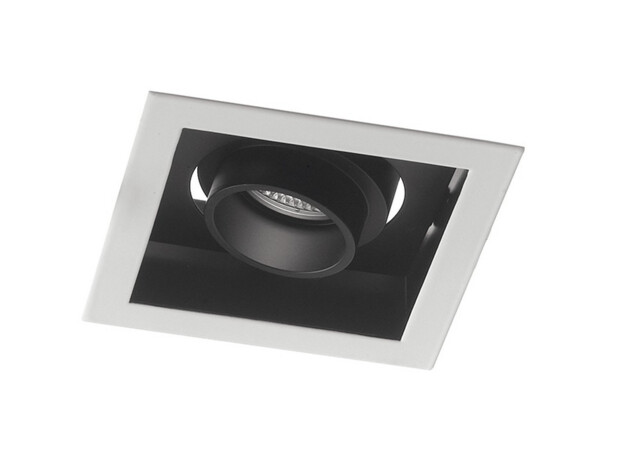 APOLLO LED Recessed Adjustable Downlight Black 1600lm 3000K 15x15x9.4cm