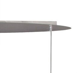 Organica Ceiling Pendant 3 Light E27 Line, Gloss White, Polished Chrome - thumbnail 5