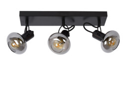 Madee Modern Ceiling Spotlight Bar - 3xE14 - Black - thumbnail 3